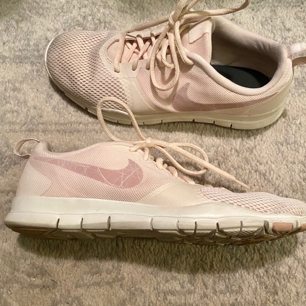 Nike sneakers, pale pink, 9.5